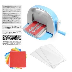 KOKOROSA MINI PORTABLE DIE CUTTING AND EMBOSSING MACHINE, 3in, Brand New